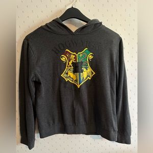 Hogwarts Crest Dark Grey Hoodie